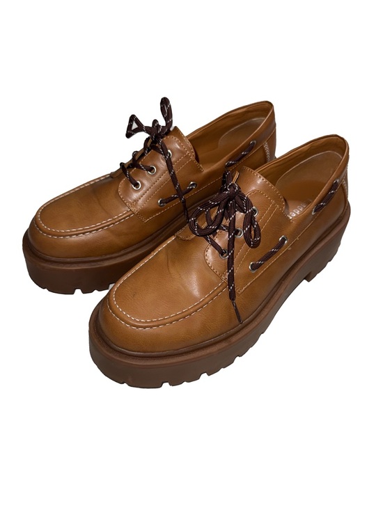 Madden Girl Shoes - Madden Girl Women’s Caden Platform Lace-Up Lug-Sole Loafers